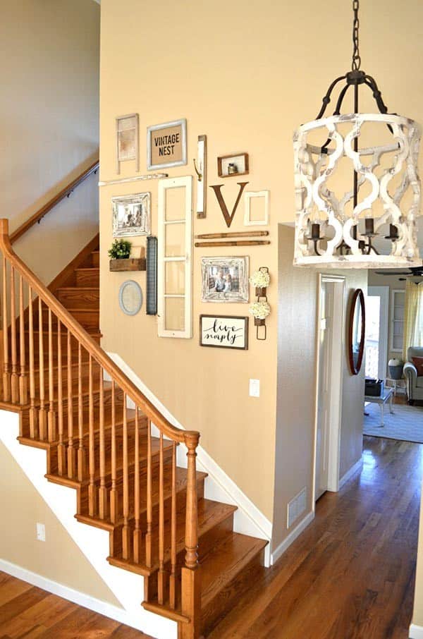 Get a Timeless Look with a Vintage Stairway Wall Art