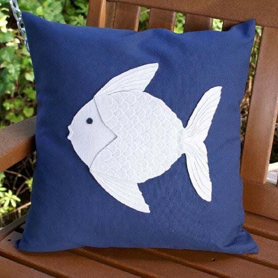 Serge a Fish Theme Pillow Case