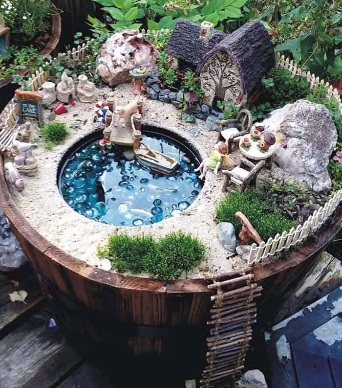 Enjoy Fun Creativity with Lakeside Cottage Fairy Garden