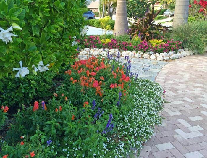 Layered Landscape Idea for a Border Garden