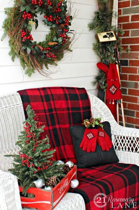 Elevate Your Porch Furniture with Buffalo Plaid