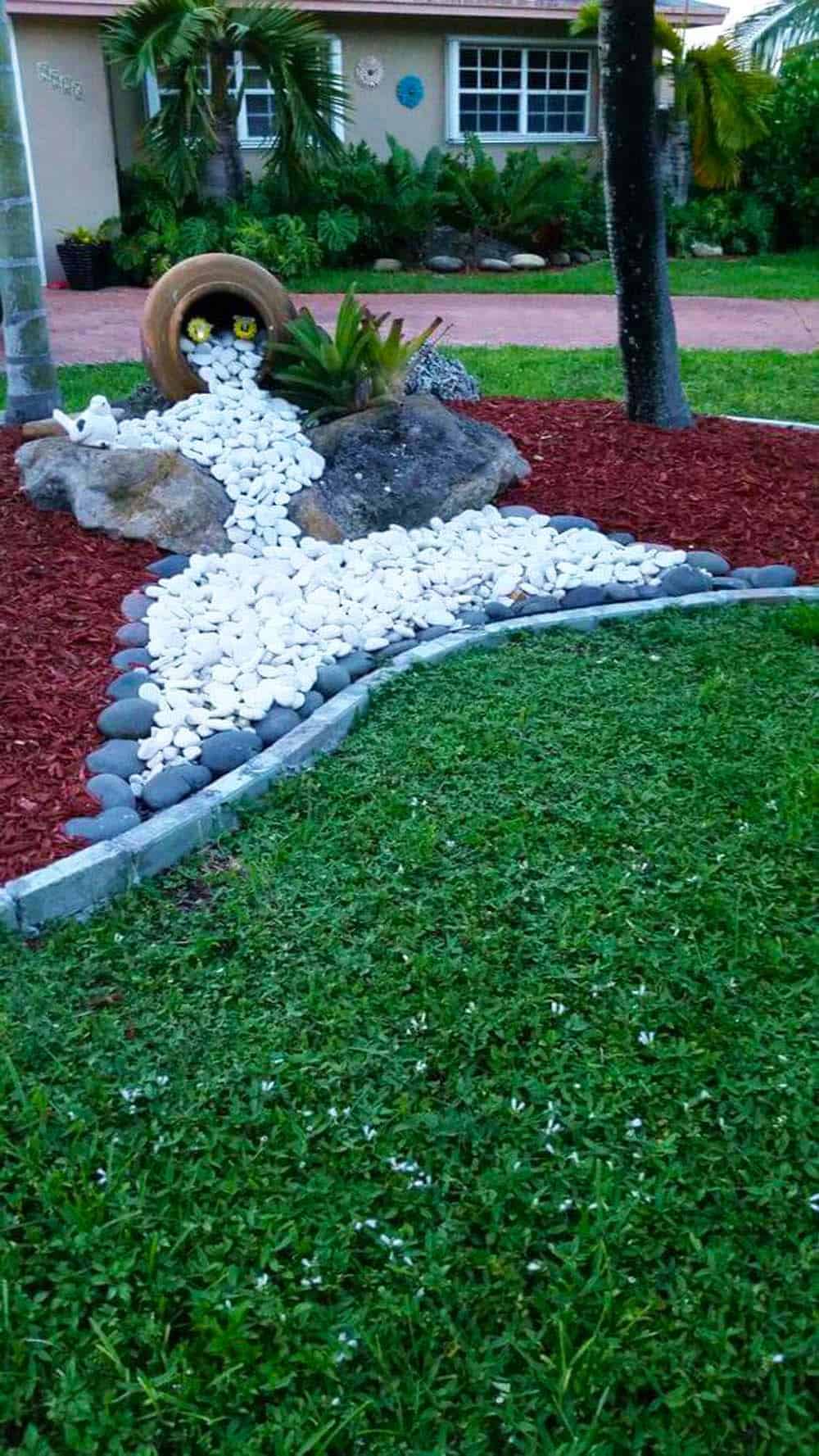 Pebble Stream Garden