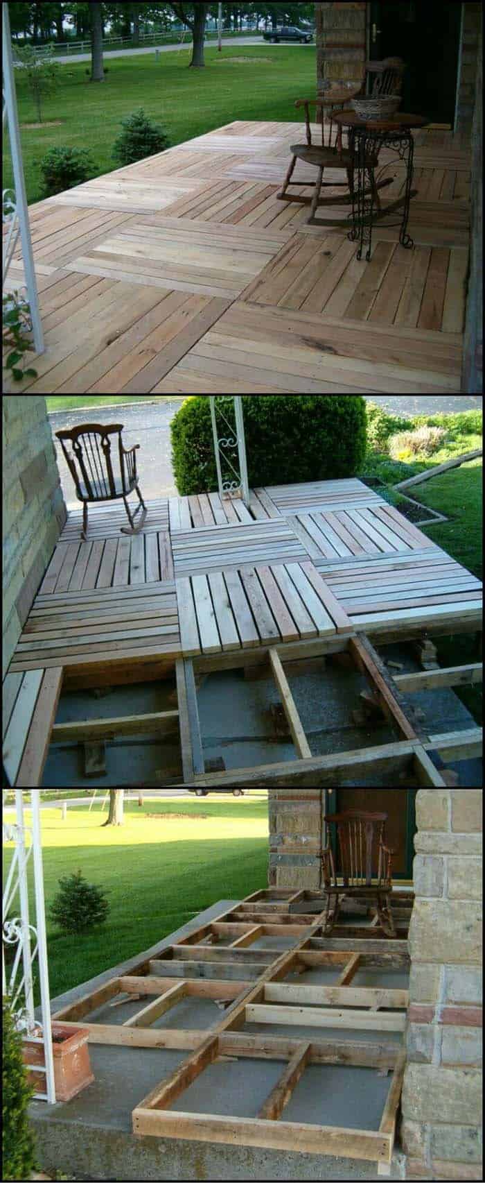 Revamp Your Porch with Pallet Wood