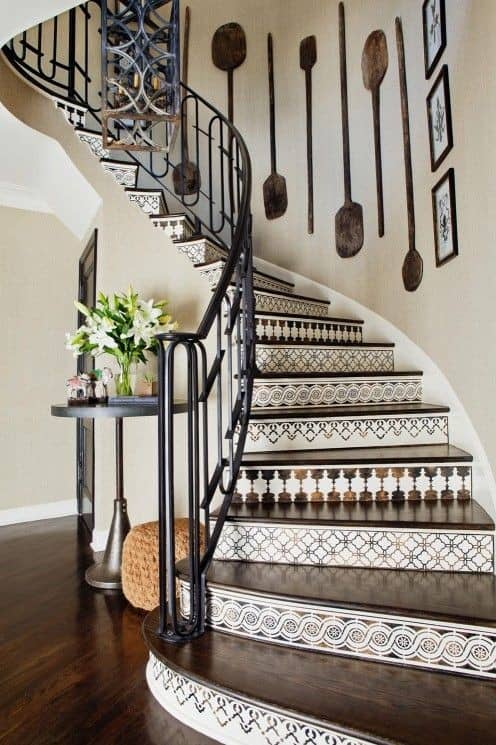 Uplift Your Stairs with Elegant Spanish Tiles