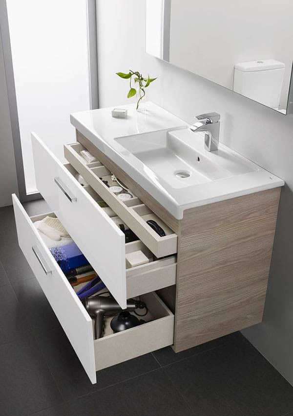 Create a Modern Bathroom Vanity with Under Sink Cabinets