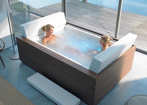 Add a Spa Atmosphere with a Jacuzzi for Two