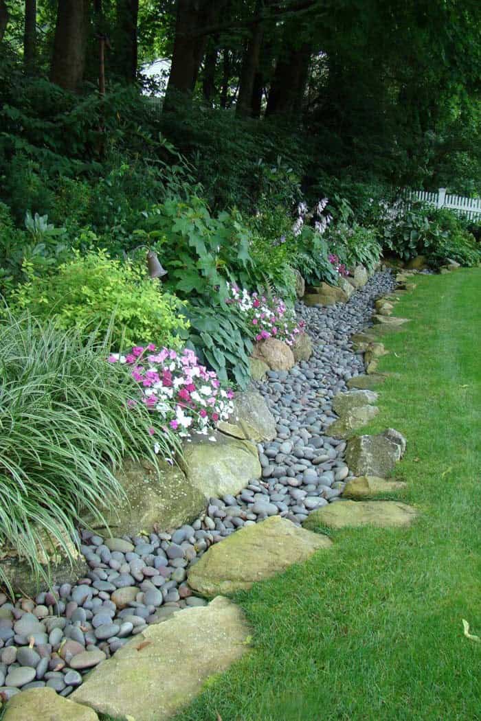 Create a Rustic Garden Edge with Dry Creek Bed