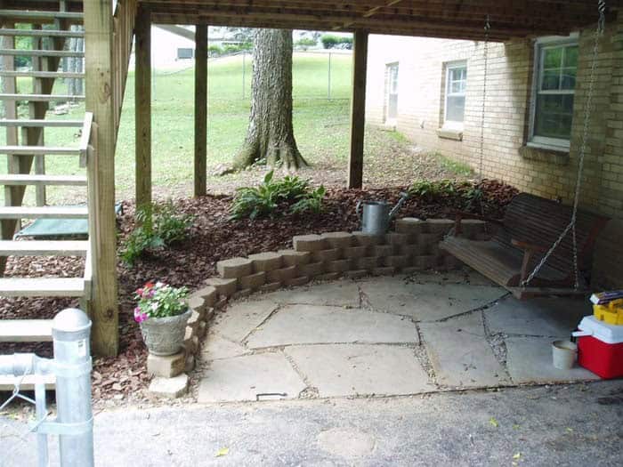 Create a Paver Patio Under Your Deck