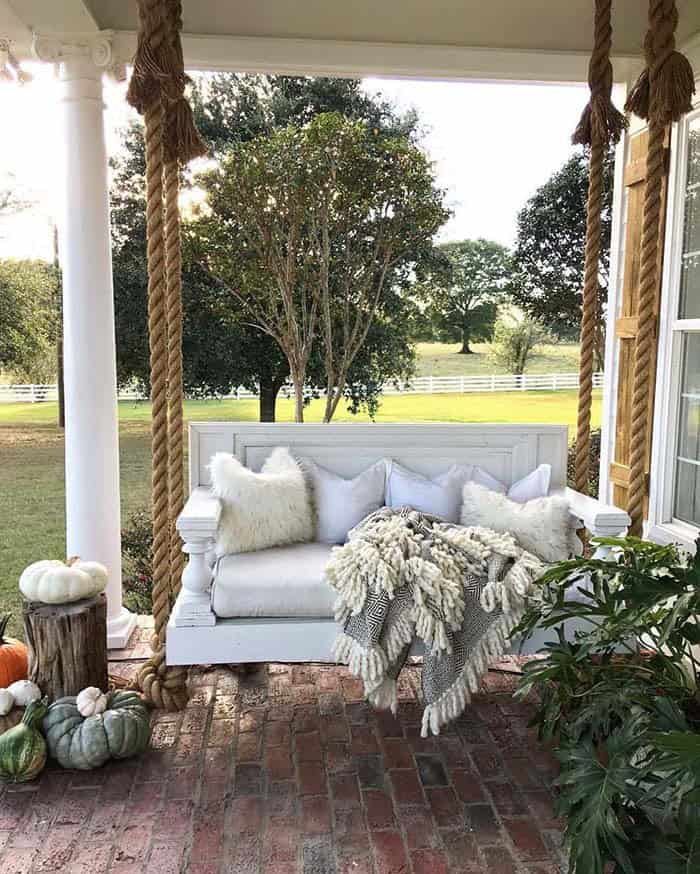 Add Rustic Charm to Your Home with a Porch Swing