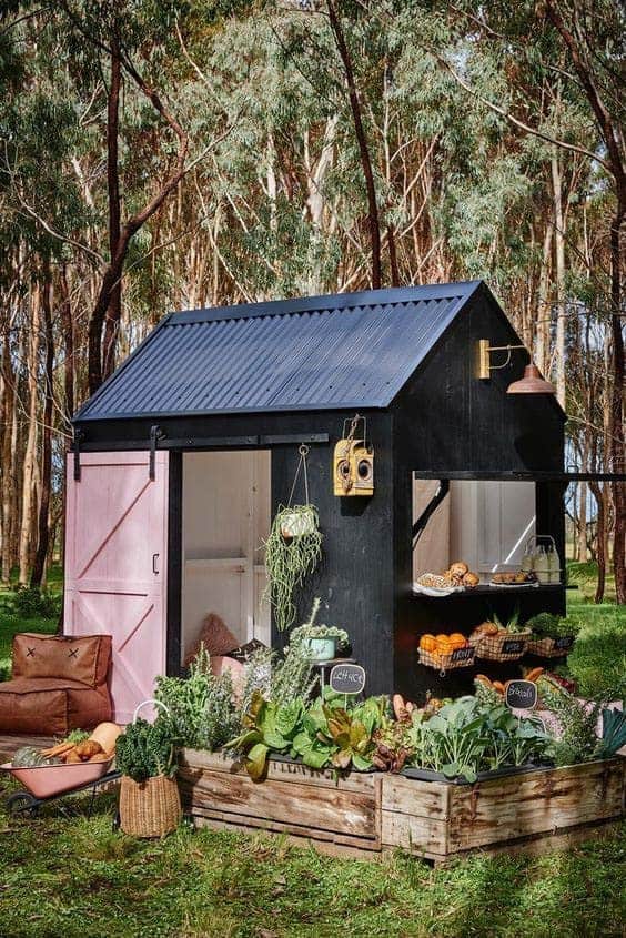 Quaint Cottage Produce Stand