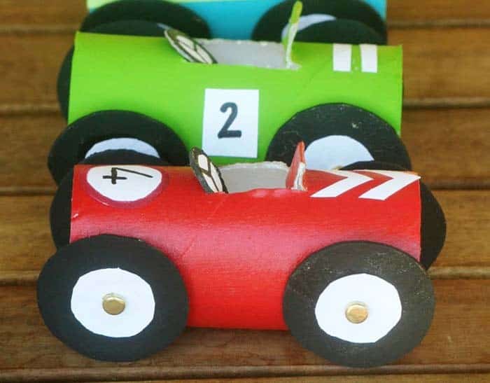 Colorful Toy Car Race