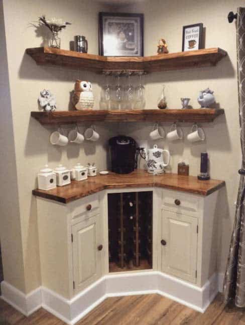 Create an Optimal Coffee Station in a Corner