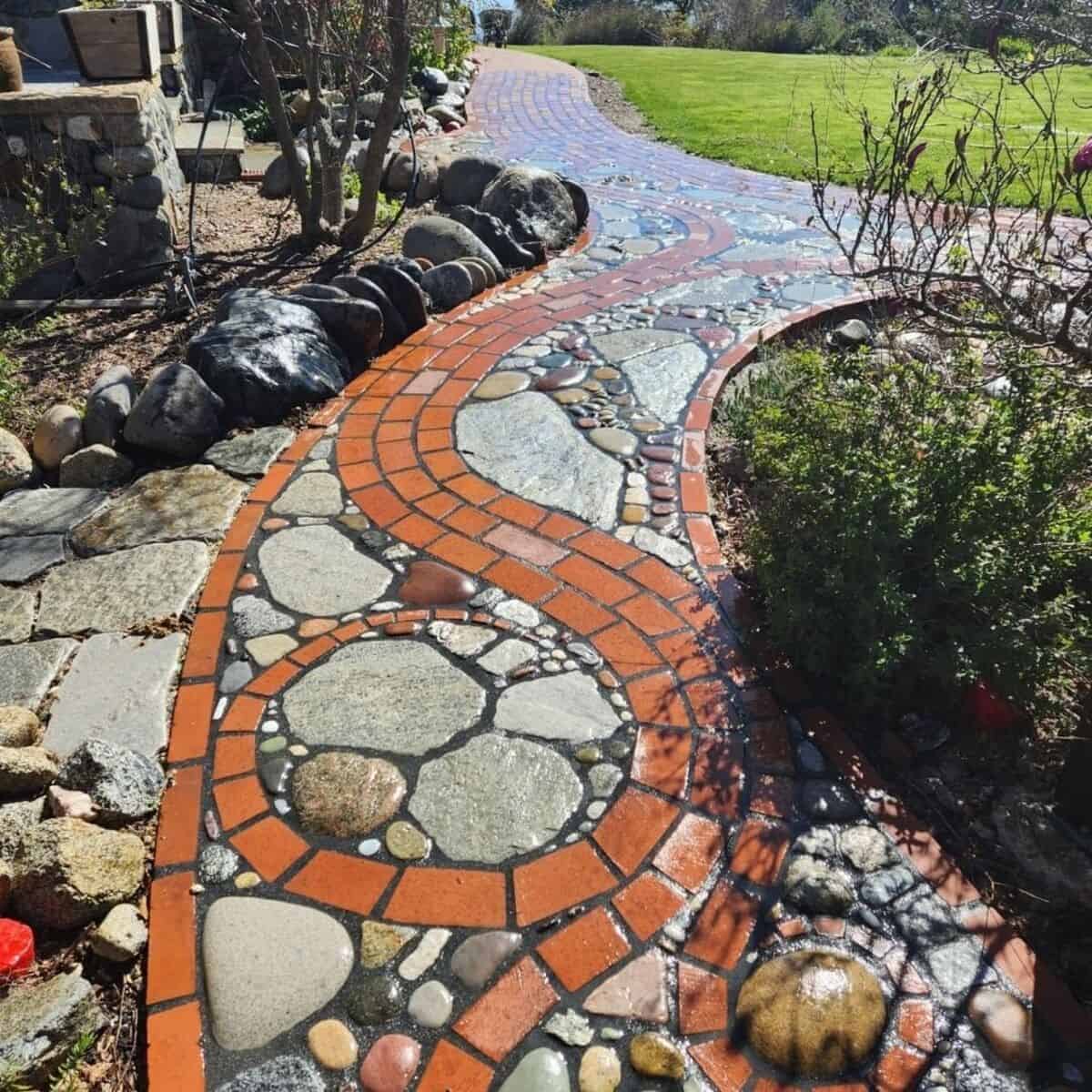 Brick And Stone Mosaic