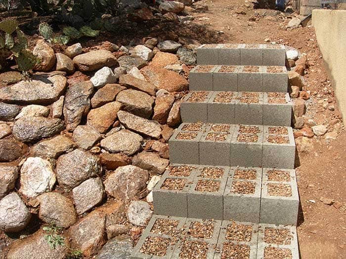 Take Landscaping to the Next Level with Cinder Block Stairs