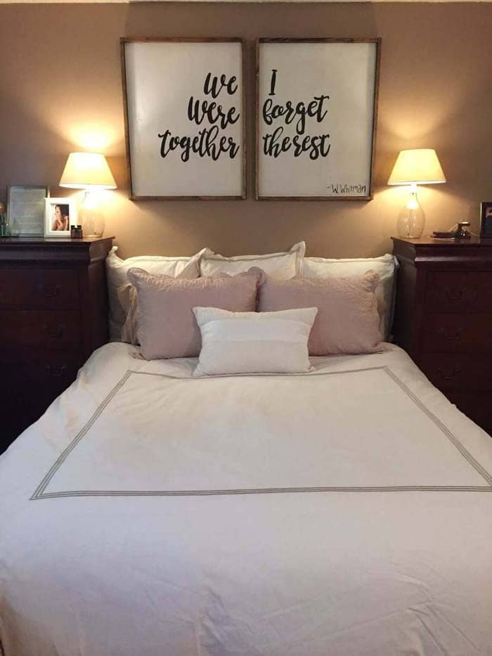 Fun Message Personalizes High-End Master Suite