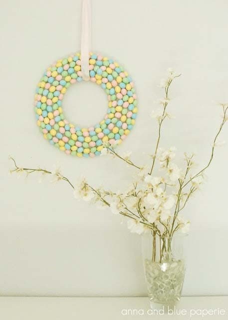 Create a Colorful Spring Wreath with Eggs