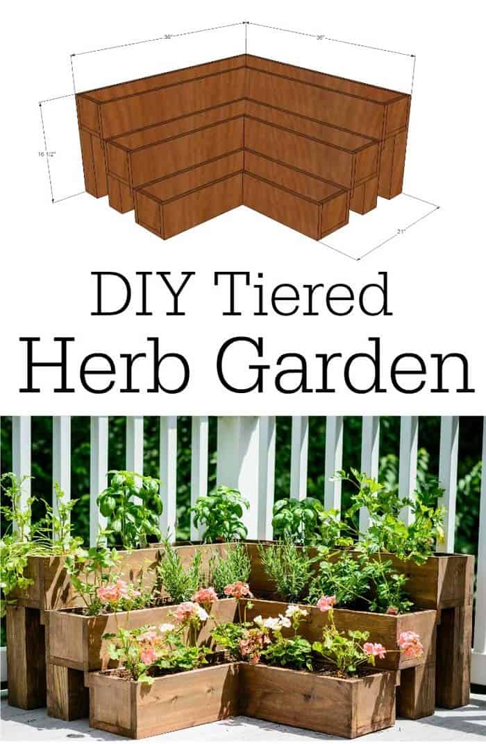 Use a Cedar Board Cascade Raised Bed