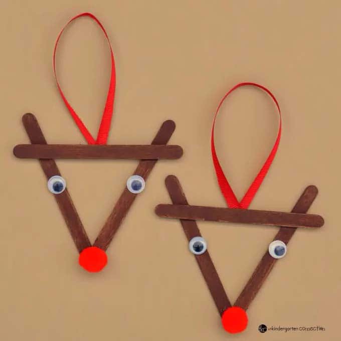 Design Adorable Reindeer Ornaments with Popsicles and Felt