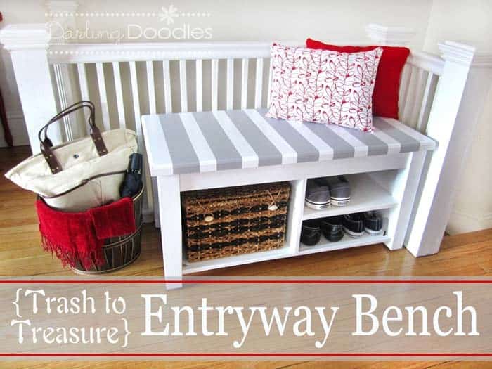 Easy To Build Stylish Storage Bench