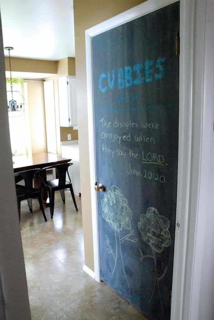 Inspire Doodling With Chalk Paint Pantry Door