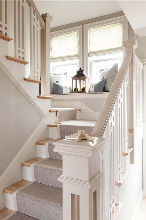 Create an Instant Cozy Look with a Neutral Staircase Runner