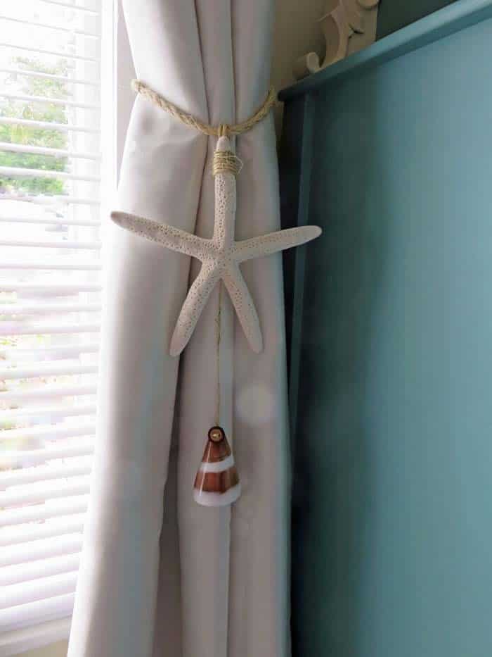 Transform Your Curtain with a Starfish Tassel Accent