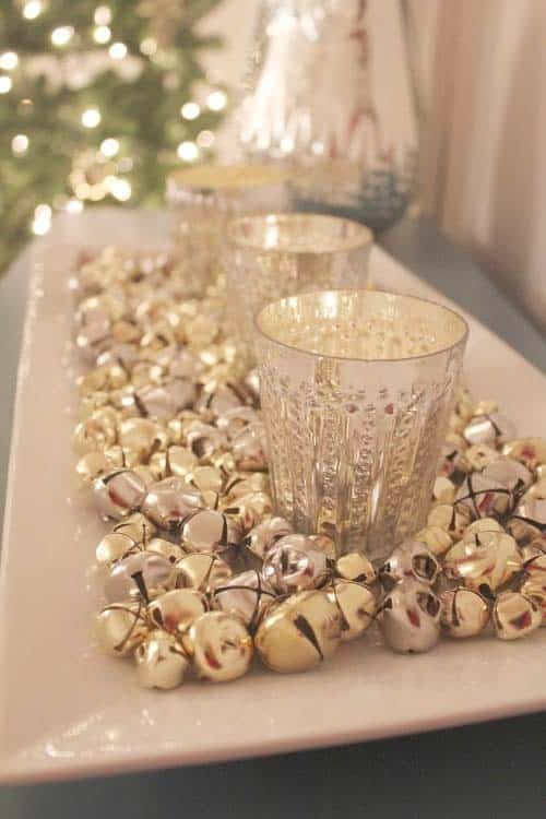 Table Décor With Shimmering Bells