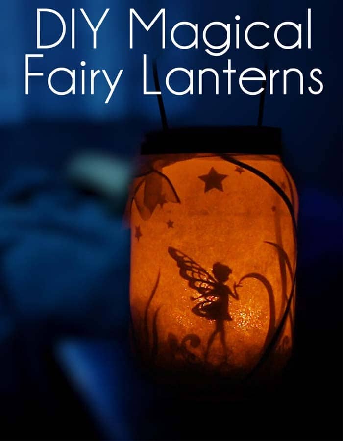 DIY Illuminated Fairy Scene Lantern