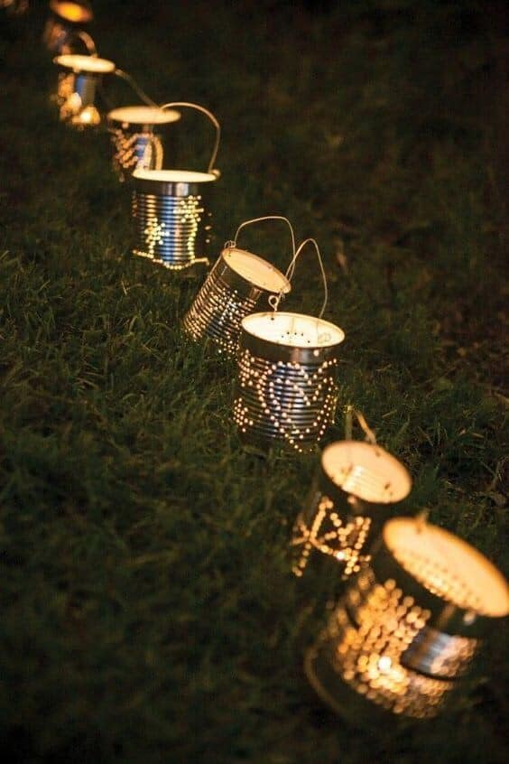 Enhance Your Space with Tin Can Lanterns