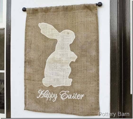 Spread Easter Cheer with Bunny Painted Flour Sacks