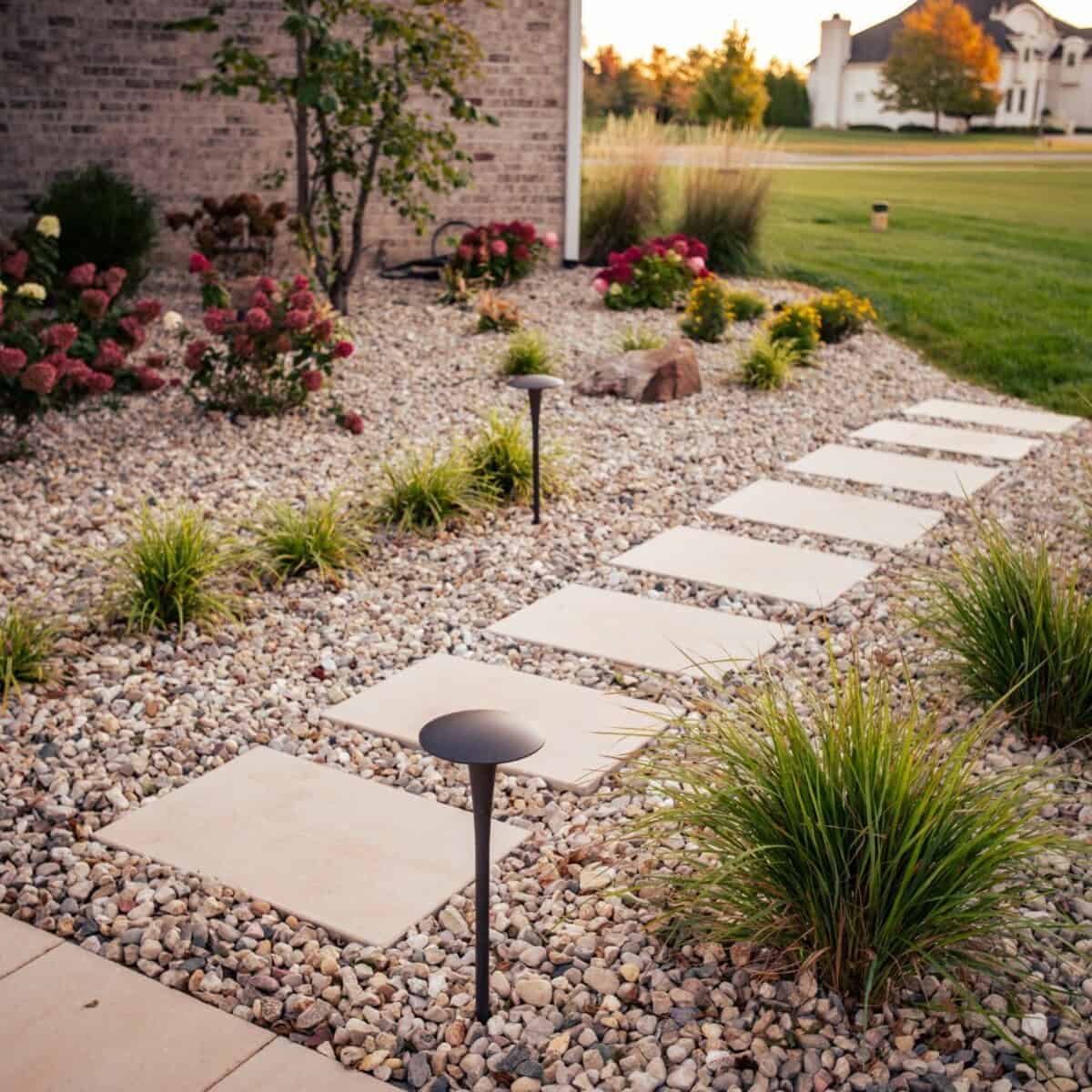 River Rocks As Ground Cover