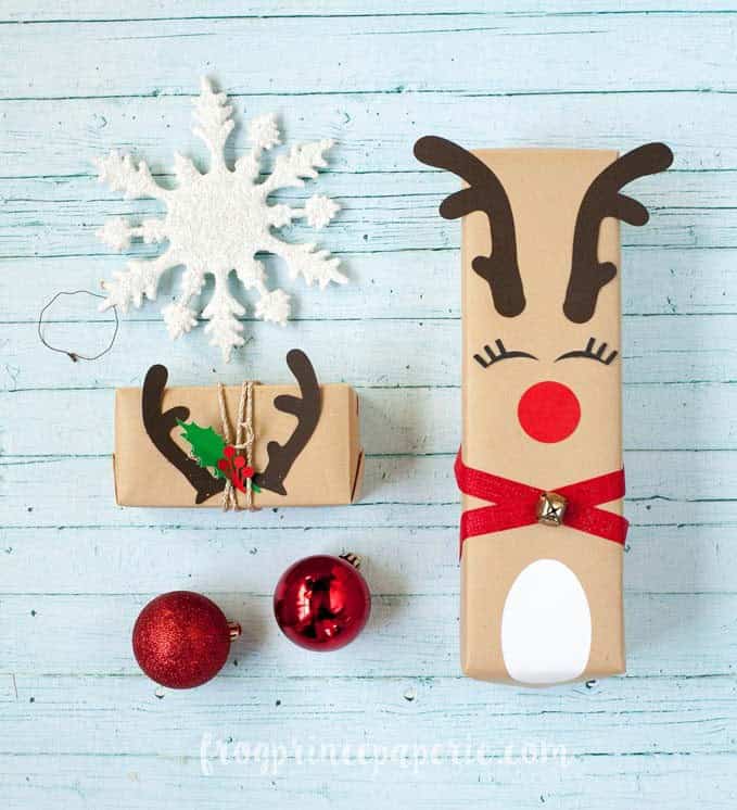 Create a Festive Reindeer with Wrapping Paper