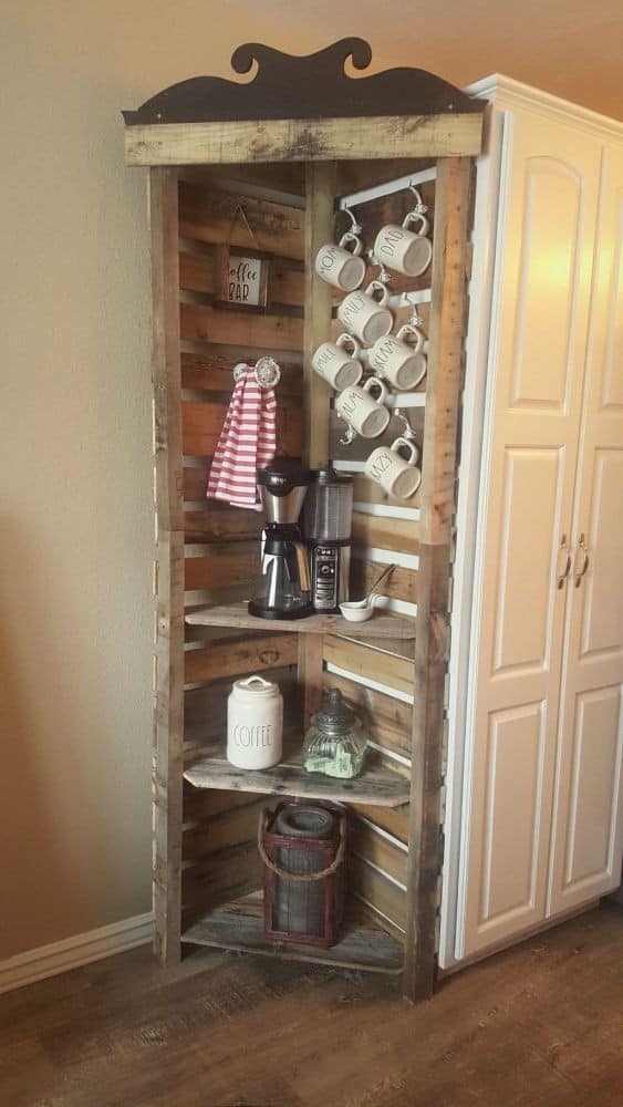 Install a Wall-Mounted Stand for Your Coffee Bar