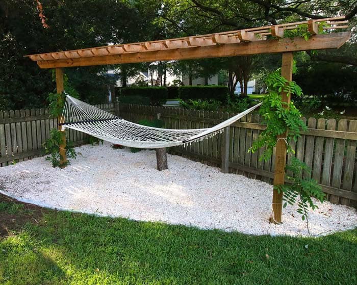 Transform Your Yard with a Pergola, Macrame Hammock