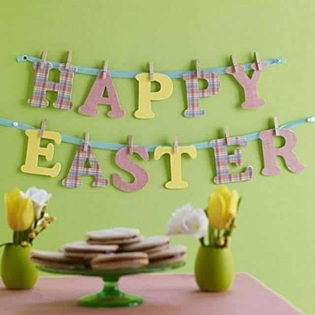 Make an Easter Garland with Construction Paper