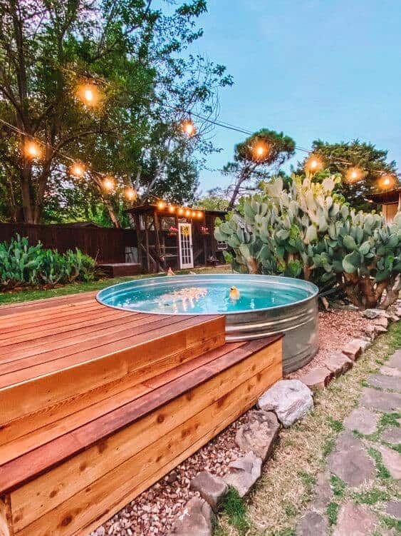 Get a Polished and Trendy Look with a Stock Tank Pool Deck