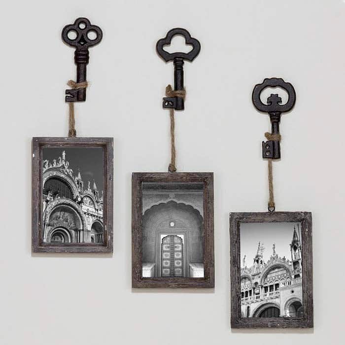 Stunning Photo Displays with Skeleton Key Photo Hooks