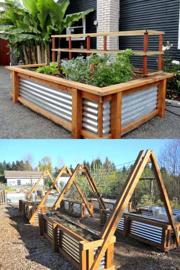 Add Trellis to Metal Garden Beds