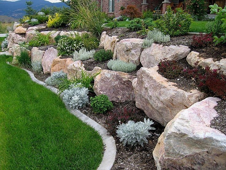 Create Eye-Catching Garden Bed with Boulder Planters