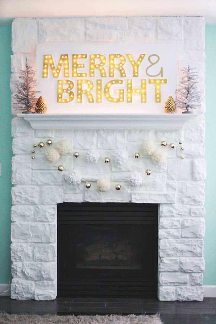 Holiday Glitz Marquee Sign