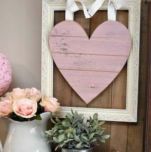 Make a Hanging Heart Decoration with Wood