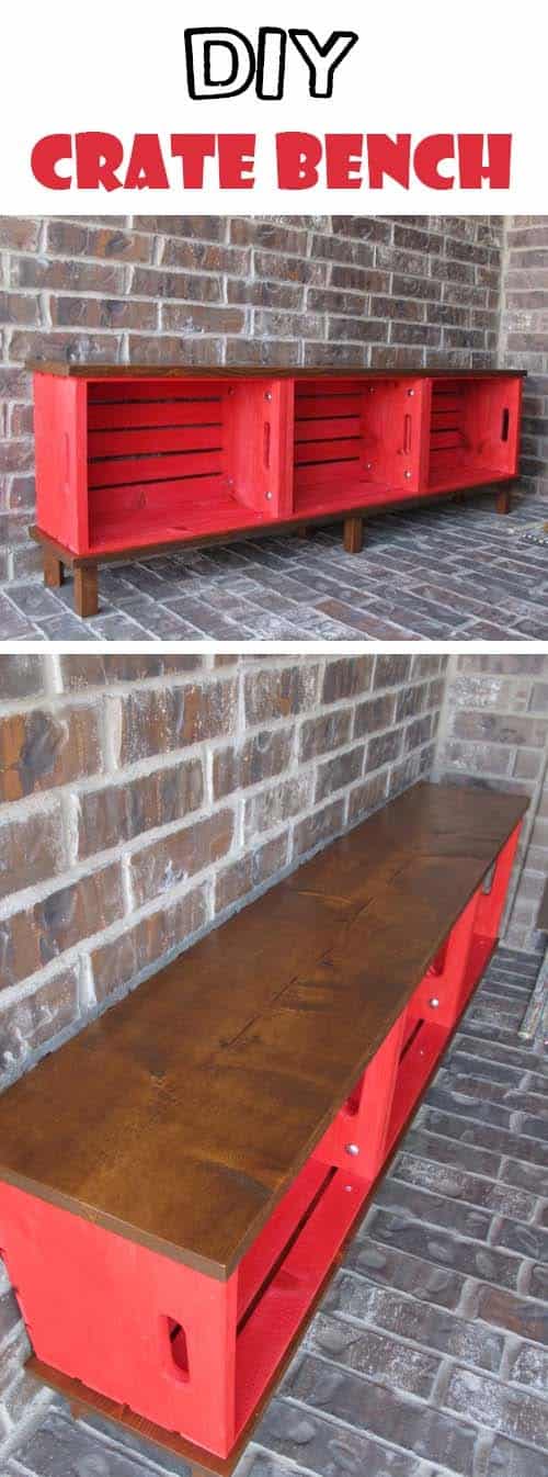 DIY Bench Storage Project