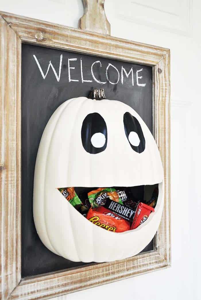 Functional Front Door Halloween Decor