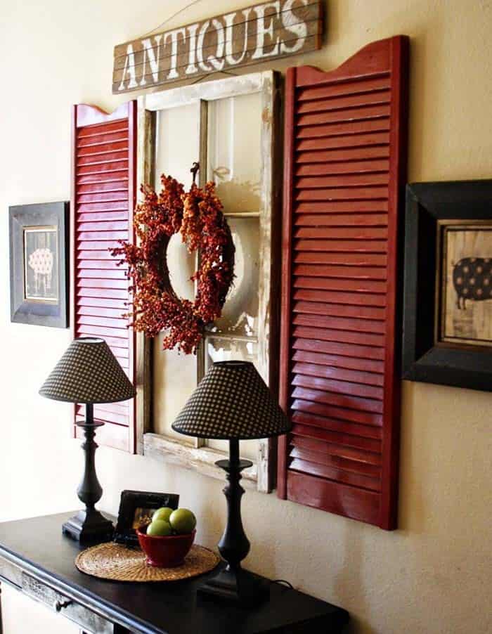 Vintage Window Elements Add Color