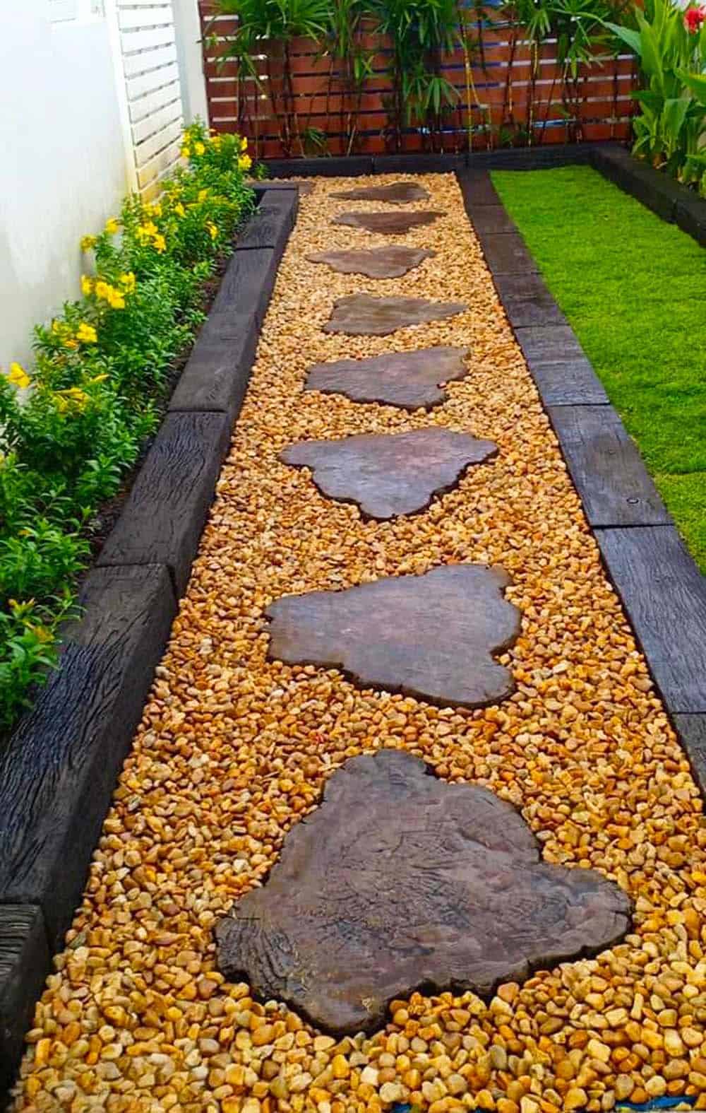 Rustic Stone Walkway