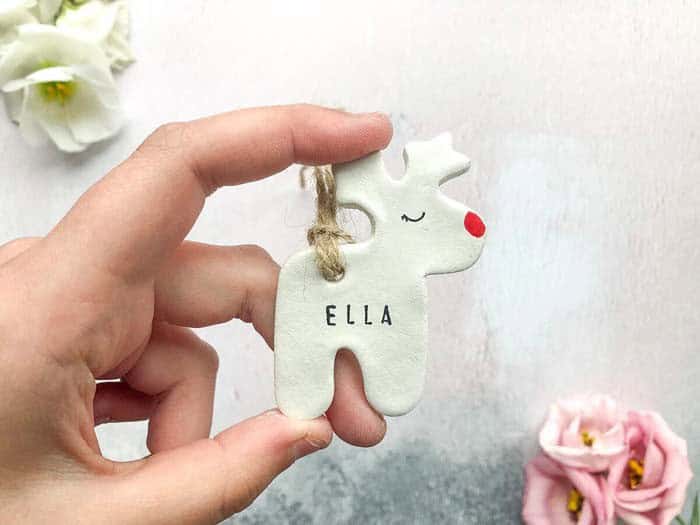 Personalized Mini Clay Ornaments