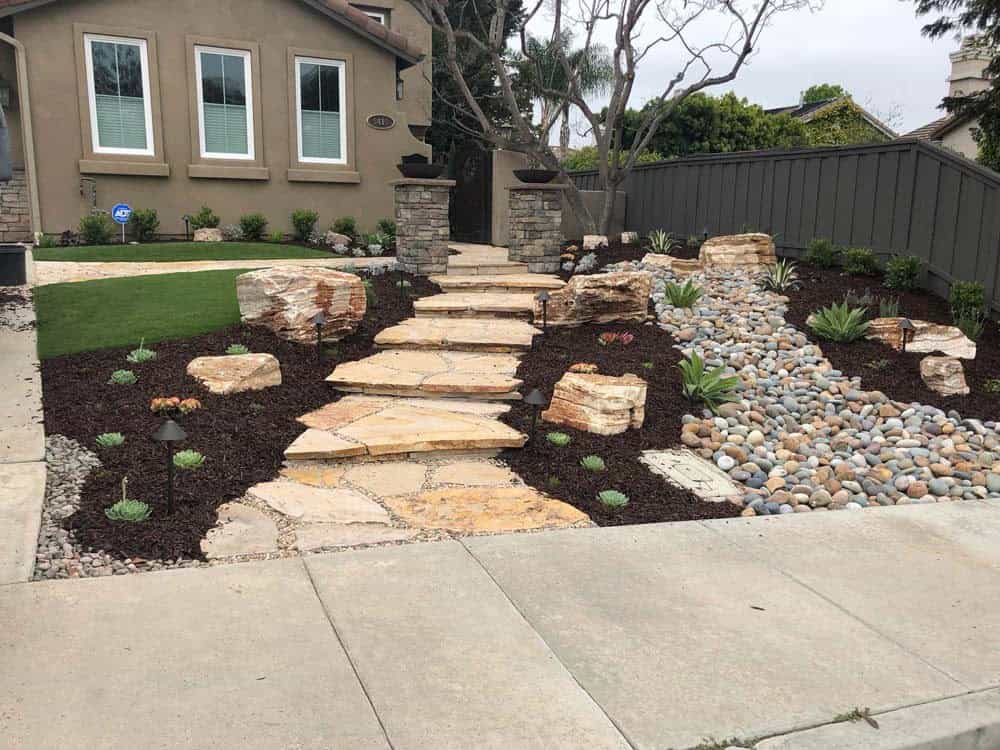 Rock Garden Entryway