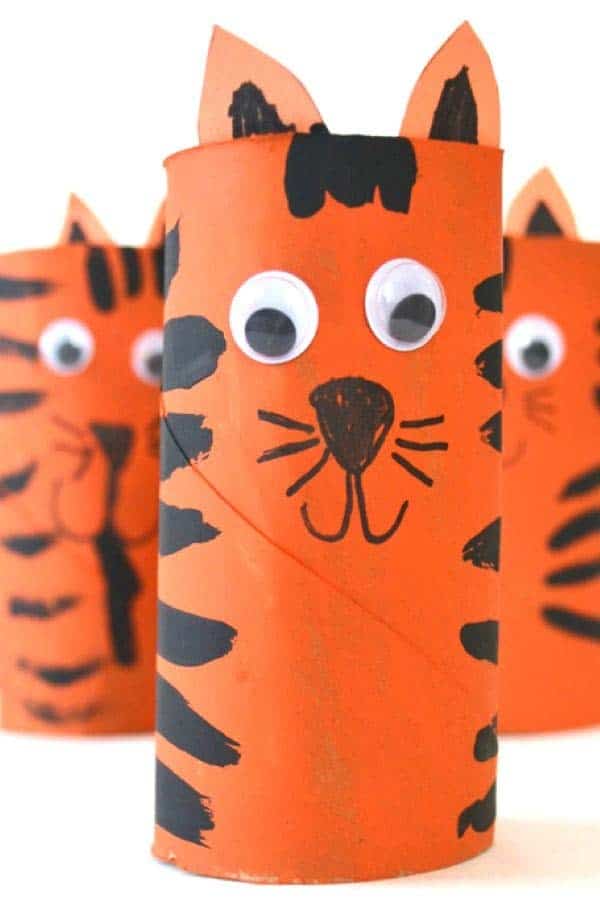 Googly Eyes Tube Tigers