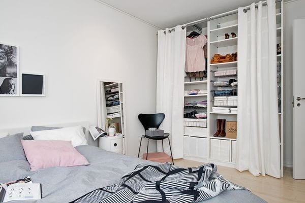 Create a Sophisticated Look with Curtain Closet Doors