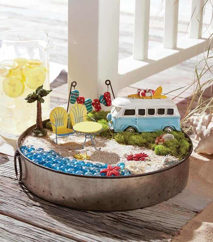 Make Outdoors Come to Life with a Beach Theme Garden